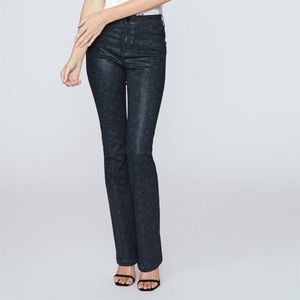 PAIGE x Morris & Co High Rise Manhattan Boot Mallow Floral Black Size 33